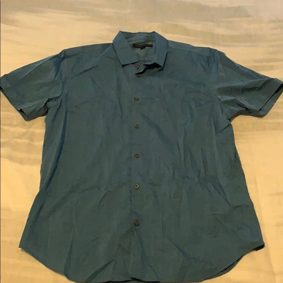 John Varvatos Short Sleeve Slim Fit Shirt - Picture 3 of 6